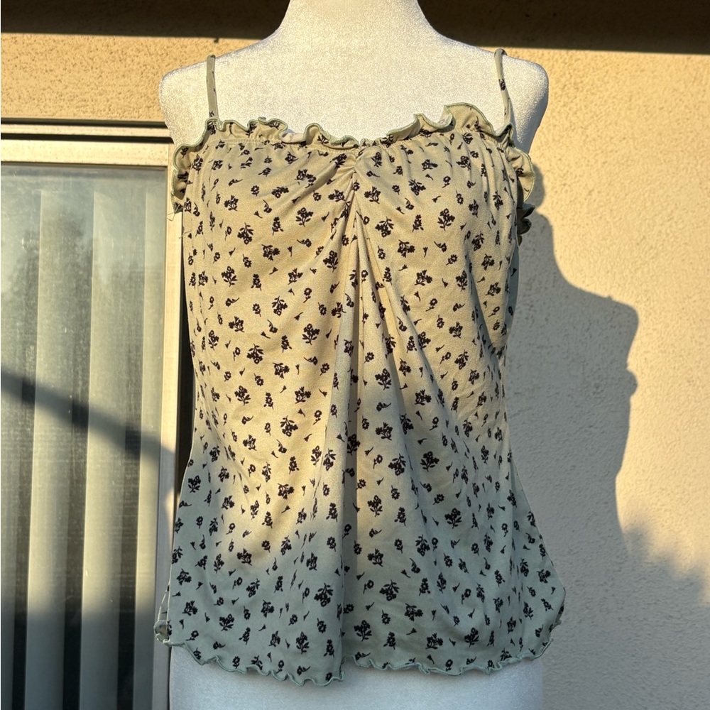 Bluebelle Cream Floral Camisole Top